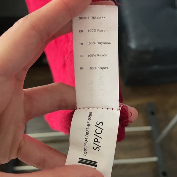 Red Streetwear Society Flowy Off Shoulder Top - Picture 7 of 12